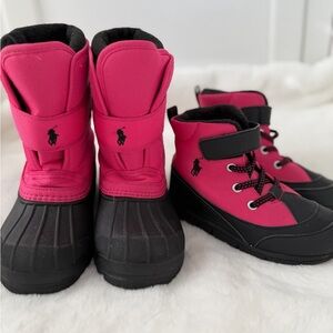 Ralph Lauren Polo Snow Boots , tall boots size 12, short boots size 11! both 65$